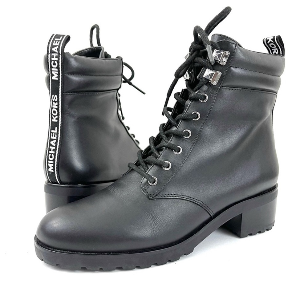 Michael Kors Black Leather Boots
